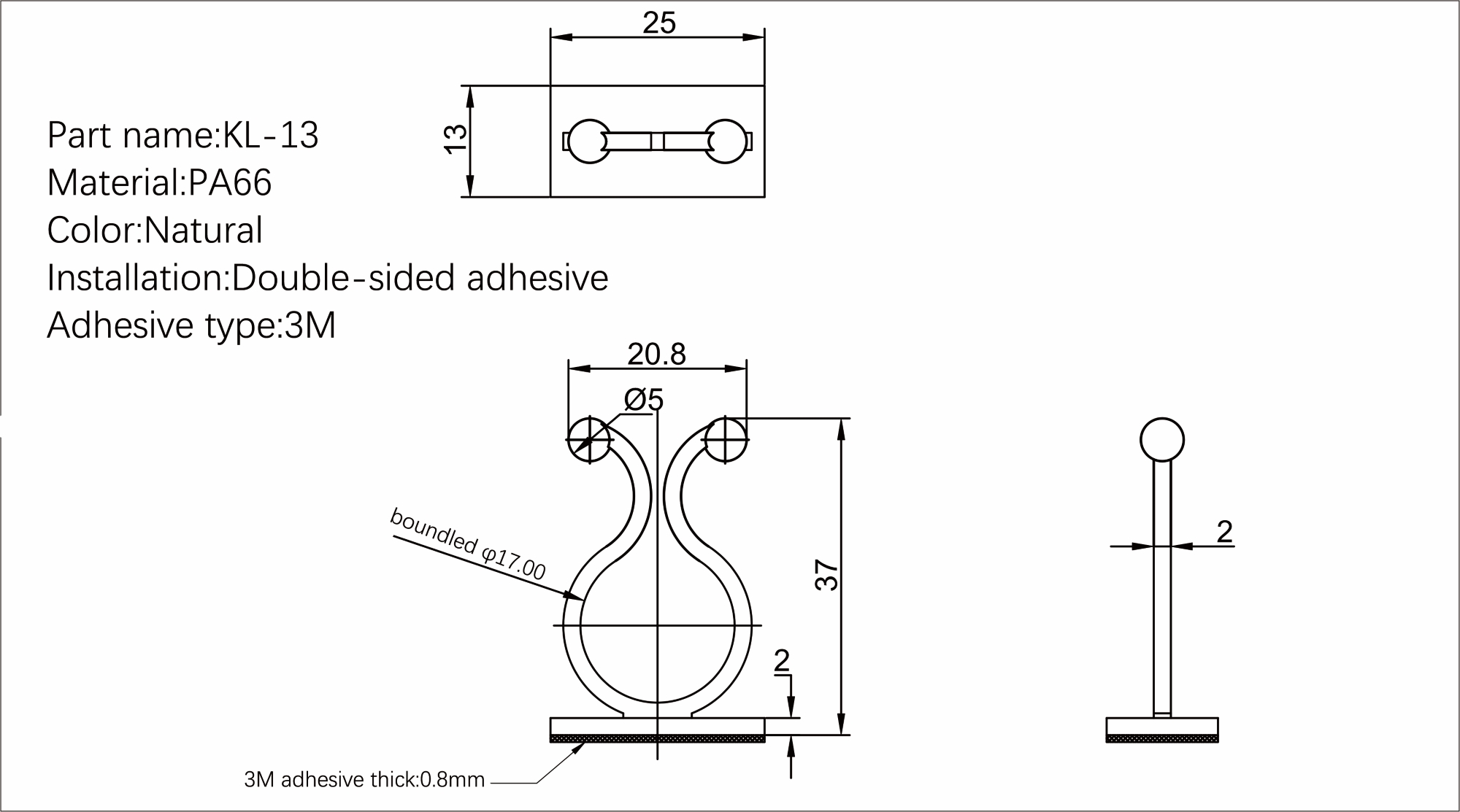 Twisted Fixed Seat KL-13